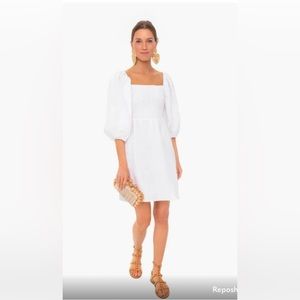 Tuckernuck Annie Smocked Linen dress NWT size XL